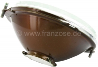 Renault - R4, ronde koplamp, zonder parkeerlicht. Concaaf (glas naar binnen gebogen). Lamphouder: Bi
