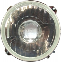 Alle - R4, ronde koplamp, zonder parkeerlicht. Concaaf (glas naar binnen gebogen). Lamphouder: Bi