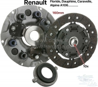 renault koppeling complete geschikt voor achtermotor floride dauphine caravelle P82001 - Bild 1