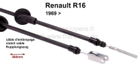renault koppelingskabels koppelingskabel 16 gemonteerd vanaf bouwjaar 1969 doorvoer 380mm P82105 - Bild 1