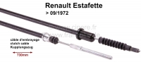renault koppelingskabels koppelingskabel estafette t m bouwjaar 09 1972 totale lengte 730mm P82439 - Bild 1