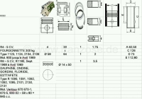 Renault - R4/Estafette/Dauphine/Floride, zuigers + cilinders (4 stuks). Motor: Ventoux 670, 670-1, 6