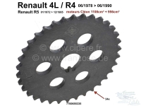 Renault - R4/R5, nokkenastandwiel. 34 tanden. Geschikt voor Renault R4, R5. Let op: Het tandwiel hee