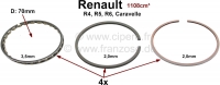 renault krukas nokkenas zuiger r4 r5 r6 caravelle zuigerveren motor 1108cc voor 1 boring P81107 - Bild 1