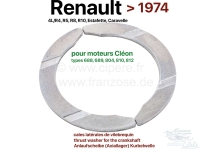Renault - R4/R5/R8/R10/Estafette/Caravelle, drukring voor de krukas, tot modeljaar 1975, Renault Cle