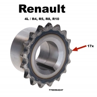 renault krukas nokkenas zuiger r4 r5 r8 r10 tandwiel 17 tanden geschikt voor P81327 - Bild 1