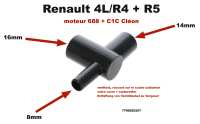 renault motorblok carterventilatie motorventilatie connector geschikt voor r4 r5 met motor cic 688 cleon P82711 - Bild 1