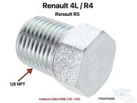 renault motorblok r4 r5 schroefplug schroefdraad 1 8 npt lijkt erg op m10x1 wordt vaak P80842 - Bild 1
