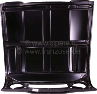 Renault - R4, motorkap, voor hoekige richtingaanwijzers. De motorkap heeft een ventilatierooster ond