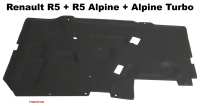 renault motorkap voorpanelen radiatorrooster r5 isolatiemat geschikt voor fase 1 inclusief alpine P87396 - Bild 1