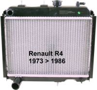 renault motorkoeling r4 radiateur 2 versie originele leverancier geschikt voor r6 P82049 - Bild 1