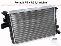 renault motorkoeling r5 radiateur voor 1 3 r1224 1394 van bouwjaar 09 1975 tot 1984 P82703 - Bild 1