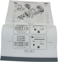 Peugeot - Onderdelencatalogus, herdruk. Geschikt voor Renault 4CV, R1060, R1062, R2070, R2071. Ca. 5