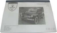 renault onderdelencatalogi onderdelencatalogus herdruk geschikt voor 4cv r1060 r1062 r2070 P88157 - Bild 1