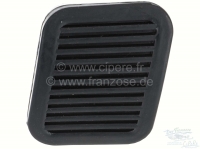 Alle - Pedaalrubber, voor het rem- en koppelingspedaal. Oude versie. Geschikt voor Renault R4, R5