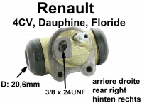 renault remcilinder achterwiel 4cv dauphine floride wielremcilinder achter rechts geschikt voor P80022 - Bild 1