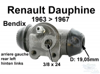 renault remcilinder achterwiel dauphine linker remsysteem bendix geschikt P84091 - Bild 1