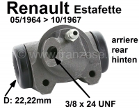 renault remcilinder achterwiel estafette linker zuiger diameter 22 22mm P84297 - Bild 1