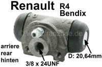 renault remcilinder achterwiel r4 montage links rechts remsysteem bendix P84081 - Bild 1