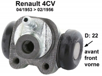 renault remcilinder voorwiel 4cv geschikt voor van bouwjaar 04 P80018 - Bild 1