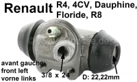 renault remcilinder voorwiel r4 achtermotor wielremcilinder linksvoor geschikt voor P84148 - Bild 1