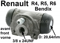 renault remcilinder voorwiel r4 montage links rechts remsysteem bendix P84127 - Bild 1