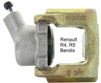 renault remklauwen r4 r5 remklauw rechtsvoor bendix systeem nieuw onderdeel oud P84342 - Bild 1