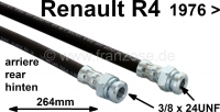 renault remslangen r4 remslang achter geschikt voor vanaf modeljaar 1976 lengte 264mm P84062 - Bild 1