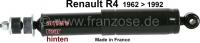 Renault - R4, schokdemper achter (per stuk). Geschikt voor Renault R4 (sedan), vanaf modeljaar 02/19