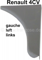 renault spatbord voor 4cv linker voorspatbord reparatieplaat achterste hoek bij deur P87807 - Bild 1