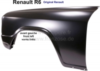 Renault - R6, voorspatbord links. Geschikt voor Renault R6 (tweede serie, vin chassisnummer 325727 t