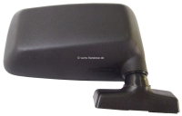 Renault - R4, spiegel rechts (kunststof behuizing, zwart). Geschikt voor Renault R4, laatste versie.
