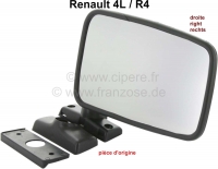 renault spiegel r4 rechts kunststof behuizing zwart geschikt voor laatste versie P87194 - Bild 1