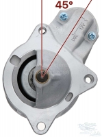 Renault - Startmotor (nieuw onderdeel), geschikt voor Renault R4 GTL (1108cc), bouwjaar 10/1975 tot 