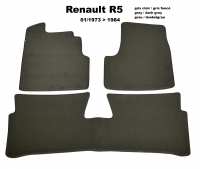 renault tapijtsets vloermatten r5 vloermattenset velour exellence 3 stuks 2x voor 1x achter P88881 - Bild 1