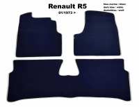 renault tapijtsets vloermatten r5 vloermattenset velour exellence 3 stuks 2x voor 1x achter P88882 - Bild 1