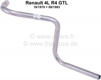 renault uitlaatsysteem r4 1108cc uitlaat tussenpijp onder het spatbord geschikt voor gtl P82077 - Bild 1