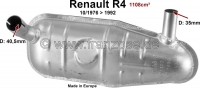 renault uitlaatsysteem r4 1108ccm voorste uitlaatdemper onder het spatbord geschikt voor P82029 - Bild 1