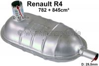 renault uitlaatsysteem r4 782 845cc uitlaatdemper voor onder het spatbord geschikt P82023 - Bild 1