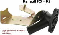 R5, verwarmingsklep. Geschikt voor Renault R5 + R7