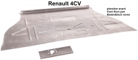 Renault - 4CV, voorste bodemplaat. Geschikt voor Renault 4CV