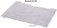 Renault - R4, vloerplaat linksachter. Afmetingen: midden vanaf het chassis tot aan de dorpel + vanaf