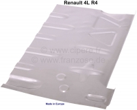 Renault - R4, vloerplaat rechtsachter. Afmetingen: midden vanaf het chassis tot aan de dorpel + vana