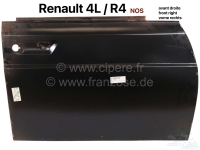 Renault - R4, buitendeur, complete buitendeurhuid. Voorkant rechts. Geschikt voor Renault R4 met ver