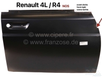 renault voor achterdeuren aanbouwdelen r4 buitendeur complete buitendeurhuid voorkant rechts P87938 - Bild 1