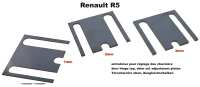 renault voor achterdeuren aanbouwdelen r5 bovenste deurscharnier vulplaten set stelplaatjes geschikt het 122 P87398 - Bild 1