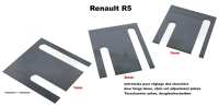 renault voor achterdeuren aanbouwdelen r5 onderste deurscharnier vulplaten set stelplaatjes geschikt het 122 P87399 - Bild 1