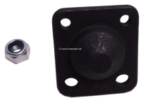 Renault - R12/R15/R17/R18 TL+TS/R20 tot 1989, bovenste steun geleidingsscharnier. Bouthoogte tot mon