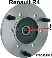 renault vooras r4 r5 voorwielnaaf fijngetand geschikt voor met schijfrem nr P83039 - Bild 1