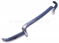 Renault - Dauphine, voor + achterbumper, roestvrij staal. Geschikt voor Renault Dauphine. Incl. bump